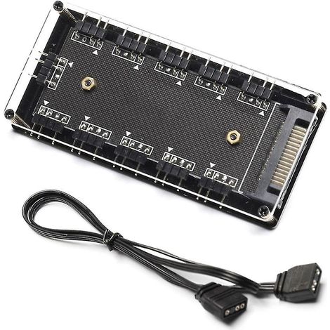 Rgb-lüfter-hub, Argb-kabelverteiler, Desktop-adapter, Pc-zubehör