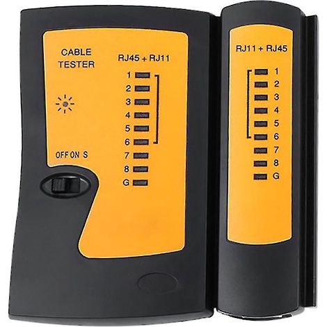 Rj45- Und Rj11-kabeltester, Reparatur Von Geschirmten Cat5-ethernet-netzwerkleitungen