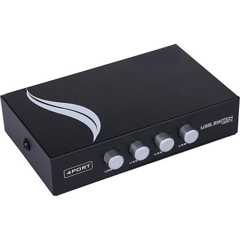 4-port Usb 2.0-wahlschalter Für 4 Pcs, Die 1 Usb-gerät (drucker, Maus Usw.) Gemeinsam Nutzen.