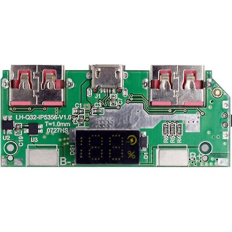 Schnelllademodul Mit Digitalanzeige Für 18650 5v 3a Lithium-batterie