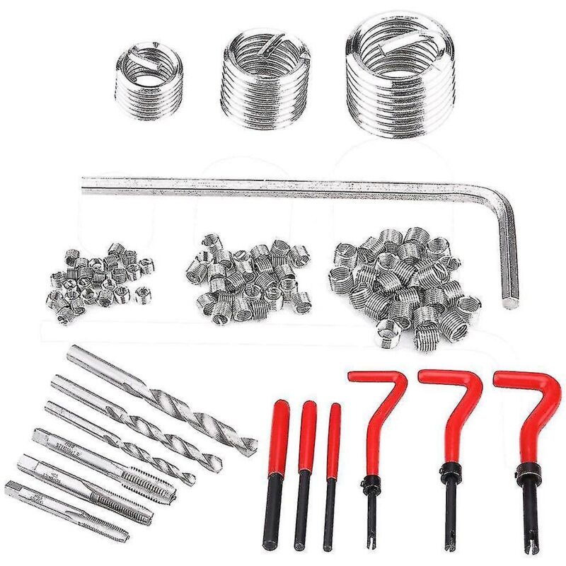 30 Gewindeausdreher M4, M5, M6, M8, M10 Und 304 Für Die Kfz-reparatur: Werkzeugsatz Inklusive Ausdrehern Und Clips Für Die Werkstatt.