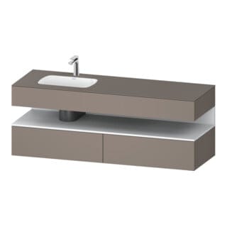 Duravit Einbauwaschtisch-Möbel-Set Qatego 160x50x60cm, Kon-WTU, B, B l, w m/bas ma