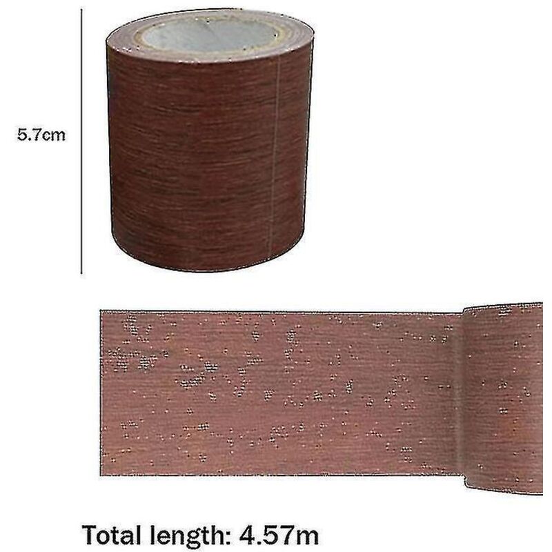 Reparaturklebeband In Holzoptik Für Möbel, Wasser- Und Feuchtigkeitsbeständig, Hellburgunderrote Farbe.