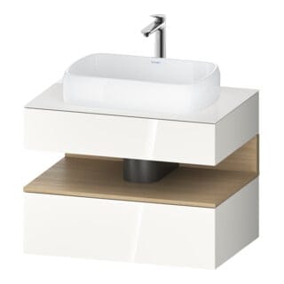 Duravit Waschtischunterschrank Qatego 80x55x60cm, E na/we g, Pl, 1 Schubkast.
