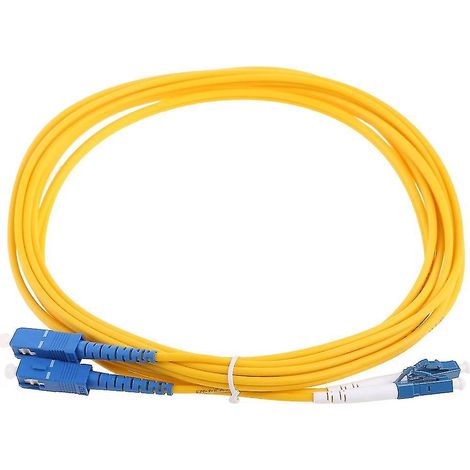 Lc-sc Singlemode-duplex-glasfaser-patchkabel, 3 Meter