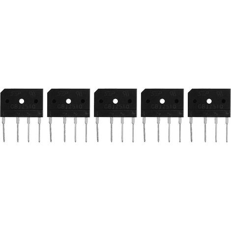 Neuer Einphasiger Diodenbrückengleichrichter-ic 25 A (5 Stück)