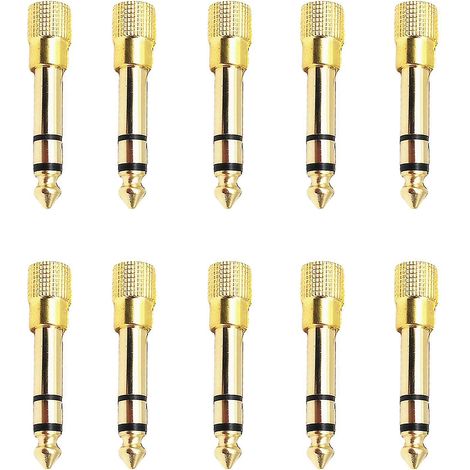 Trs 6,35-mm-stecker Auf 3,5-mm-buchse Audioadapter Zum Anschluss Von Smartphones