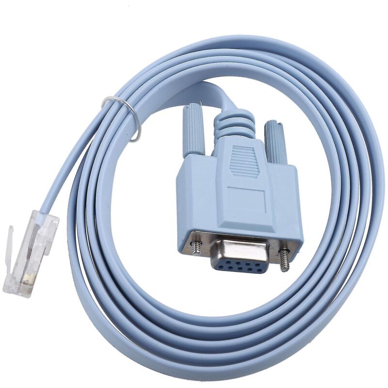 Db9-rj45-konsolenkabel, 9-poliger Netzwerkadapter Für Cisco-switches, 1,5 M