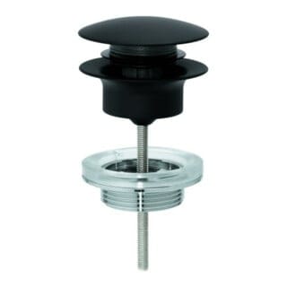 Grohe Ablaufgarnitur für Waschtische 29510 mit Druckstopfen phantom black