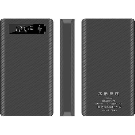 Ladecase Für 6 18650-akkus, Kompatibel Mit Pd- Und Qi-akkus Sowie Diy-kits.