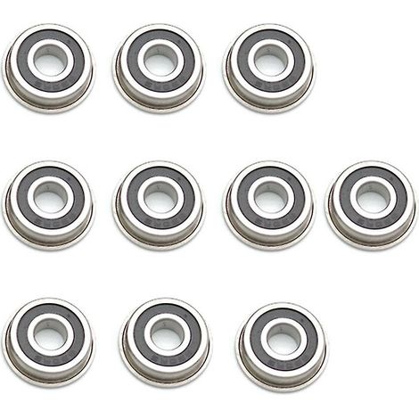 F695 2rs 5x13x4mm Abec-7 Flanschkugellager, Miniaturkugellager F695rs, 10er-packung