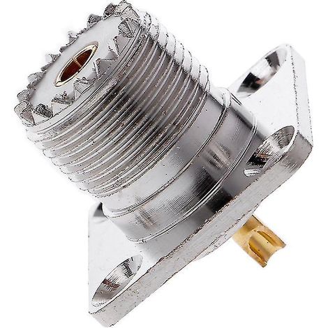 So239 Uhf-buchse Für Hf-steckverbinder Zur Montage An Frontplatten, Gehäusen, Flanschen, Brücken Oder Zum Löten.
