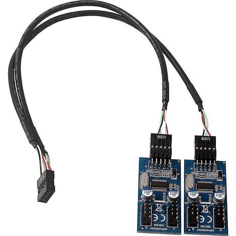 Usb 9-poliger Stecker Auf 2/4-polige Buchse Erweiterungskarte, Adapterkabel
