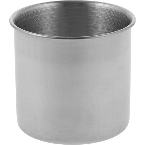 Tragbarer Reismessbecher, Messbecher Aus Metall, Messbecher Aus Metall Für Die Heimische Küche – 6,40 X 6,40 X 5,80 Cm – Silber