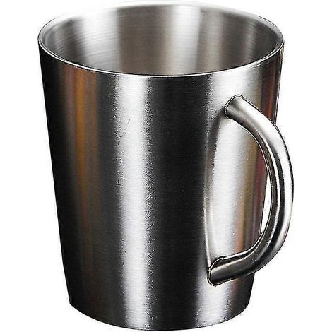Praktischer, Rostfreier Becher, Hitze- Und Stoßfest, Aus Edelstahl, Ideal Für Zuhause.