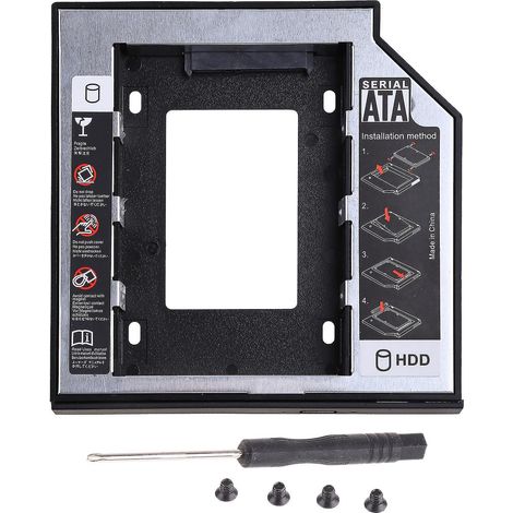 Universeller Adapter Für 12,7 Mm Sata-festplatten/ssds, Kompatibel Mit Cd/dvd-rom-laufwerksschächten.
