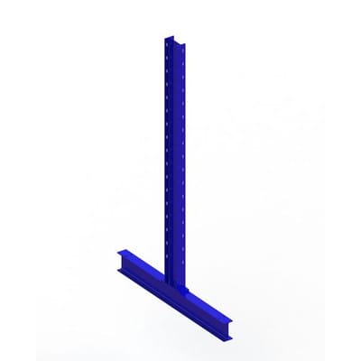 Meta Kragarmregal Ständer IPE140 doppelseitig 2000 x 500 mm Enzianblau Multistrong M