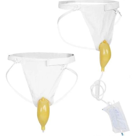 Urinbeutel, Atmungsaktiver Urinauffangbehälter Für Männliche Urinale Mit Elastischem Bund, 1000 Ml Reservoir