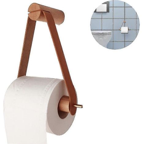 Toilettenpapierhalter Aus Holz, Wandhalterung Für Badezimmer