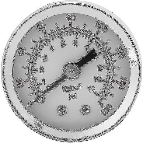 Manometer Für Wasser Und Öl, 0-160 Psi, 1/8" Npt-gewinde", Für Wasser, Flüssigkeiten, Kraftstoff, Öl, Luft, Hohe Präzision.