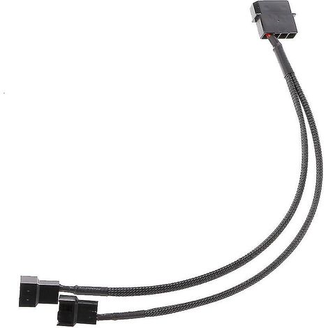 27 Cm Pwm-lüfteradapterkabel 3/4-pin Molex-stecker 4-pin