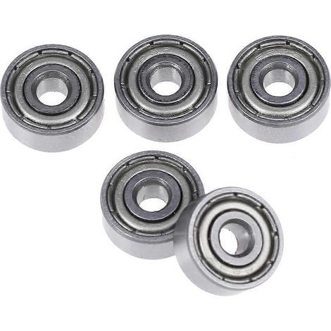 623zz 3 Mm X 10 Mm X 4 Mm Abgedichtete Rillenkugellager - Silber