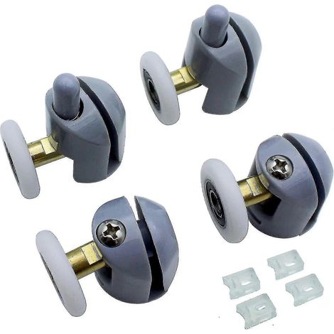 Set Mit 4 Duschtürrollen, Rollen Für Glasduschkabinen, Einzelrollen, 25-mm-räder Für Duschkabinen, Ersatzteile Für Duschkabinen