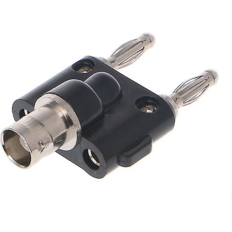 Rf Bnc-buchse Auf Zwei Stapelbare Bananenstecker-adapter