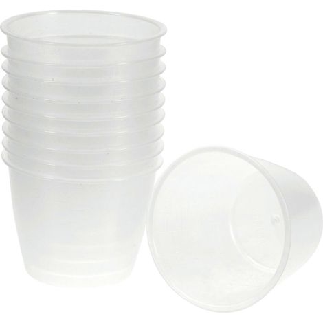 Set Mit 10 Lebensmittelechten Messbechern Aus Kunststoff Für Reis, Messbecher Für Reiskocher, Für Trockene Und Flüssige Zutaten (160 Ml)