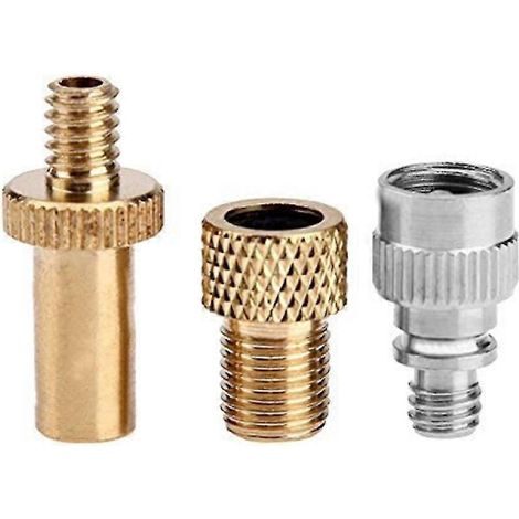 Set Mit 3 Adaptern Für Fahrradluftpumpenventile (französisch/amerikanisch Umrüstbar)