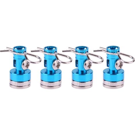 Unsichtbare Magnetische Befestigungsteile Für Die Traxxas Hsp 1:10 Rc-karosserie – Blau