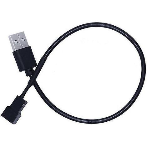 30 Cm Langes Usb-stecker-auf-3-pin-adapterkabel Für Pc-gehäuse-cpu-lüfter