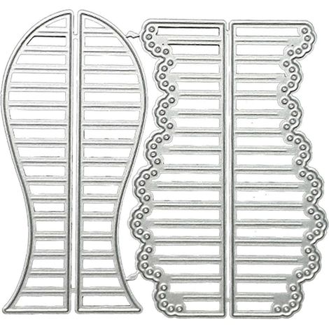 Waffeleisen In Herz- Und Rosettenform, Scrapbooking-vorlage, Dekoration, Kohlenstoffstahl, Handgefertigt, Stanzform, Lernspielzeug