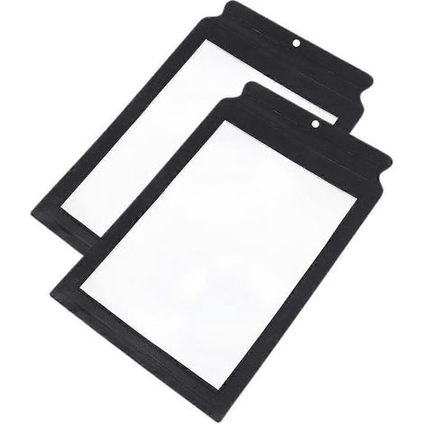 Set Mit 2 Tragbaren Leselupen Für Senioren (30,5 X 19,5 Cm) – Schwarz