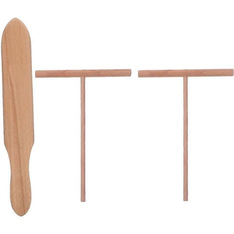 Set Mit Crêpe-spateln Für Den Haushalt, Professionelles Werkzeug Für Crêpe-bäcker – 25,00 X 4,00 X 0,20 Cm