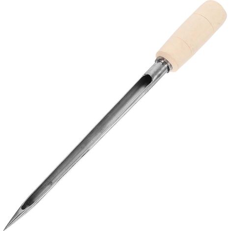 Bodenprobenahmesonde Für Getreide (weizen, Mais), Wiederverwendbare Sonde Für Reis, Getreideprobennehmer Mit Holzgriff – 25,00 X 2,50 X 1,00 Cm