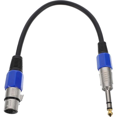 Set Mit 2 Xlr-auf-6,35-mm-klinken-adapterkabeln (stecker/buchse) Zur Audiokonvertierung. – 37,00 X 2,50 X 2,50 Cm
