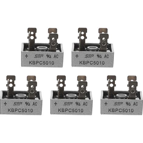 Ersatz-einphasengleichrichter 1000 V 50 A, Zubehör Für 4-poligen Gleichrichter – 2,8 X 2,8 X 2,3 Cm – Silber