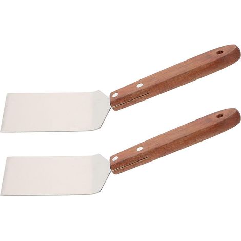 Steakwender Aus Edelstahl (1 Stück) – Praktischer Steakwender (kaffeefarben) – 21 X 6,7 Cm – Kaffee