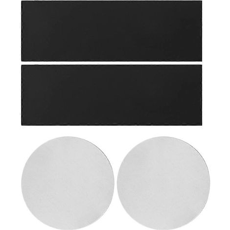 Set Selbstklebender Magnetstreifen – 3,00 X 3,00 X 0,10 Cm – Schwarz