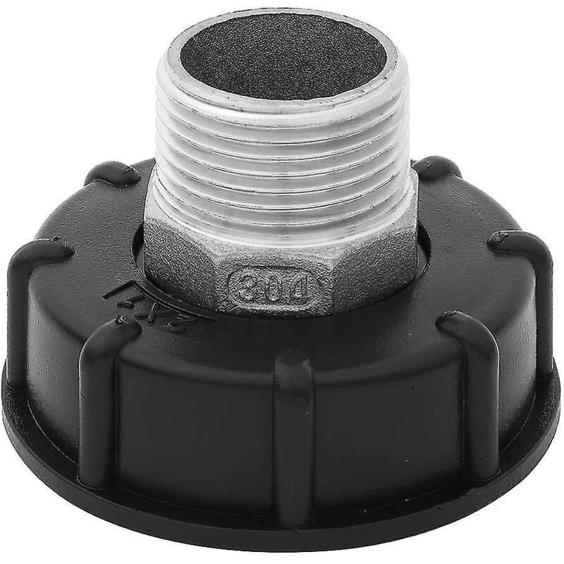 Ablaufadapter Für 1000-l-ibc-tank, Edelstahl, Für Ersatzhahn, 1 Zoll Außengewinde.