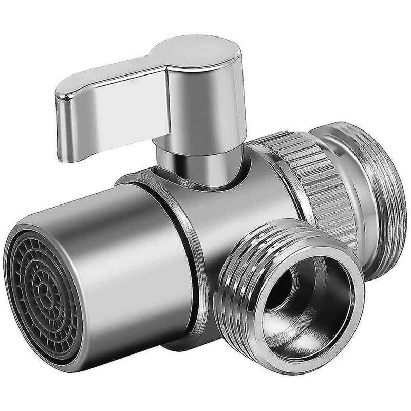 3-wege-wasserhahnadapter Aus Messing Für Küchen- Oder Badezimmerwaschbecken