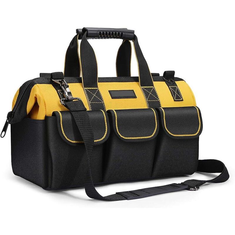 Werkzeugtasche Mit Verstellbarem Schultergurt, Ideal Für Heimwerkerarbeiten Und Zur Aufbewahrung Von Werkzeugen.