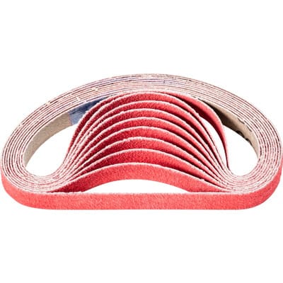 PFERD TOOLS Keramikkorn Schleifband BA 12x330mm CO-COOL80 für Edelstahl-Schliff mit Bandschleifer