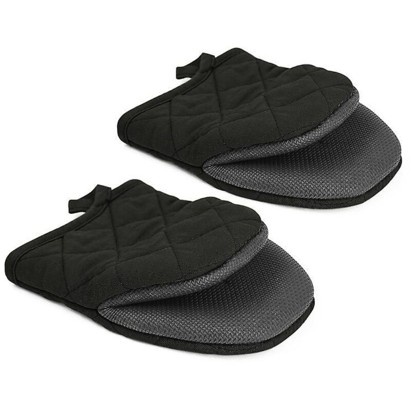 Set Aus 2 Mini-ofenhandschuhen Aus Hitzebeständigem Silikon, Geeignet Für Backofen Und Grill, Hitzebeständig Bis 260 °c (500 °f), Rutschfest Und Mit Aufhängeschlaufe Ausgestattet.