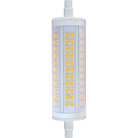 20-w-led-lampe (2500 Lm) R7s 118 Für J118 500-w-metallhalogenidlampe Mit Dimmbarem, Transparentem Diffusor – Warmweiß (3000 K)