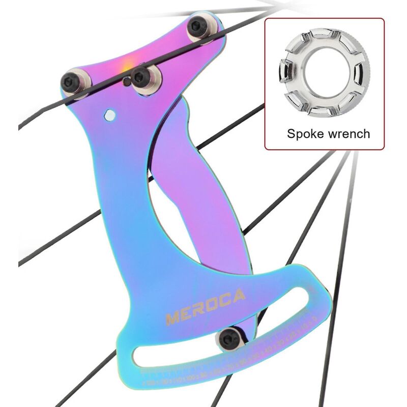 Ergonomischer Speichenspannungsmesser Mit Hoher Widerstandsfähigkeit Für Fahrräder, Refit Dazzling Fahrradzubehör
