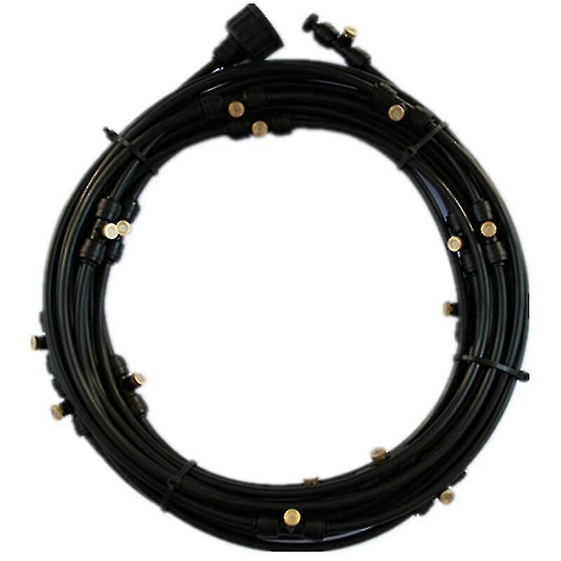 Black Garden Outdoor-sprühnebelset Mit Messingdüse Für Erfrischende Besprühung.
