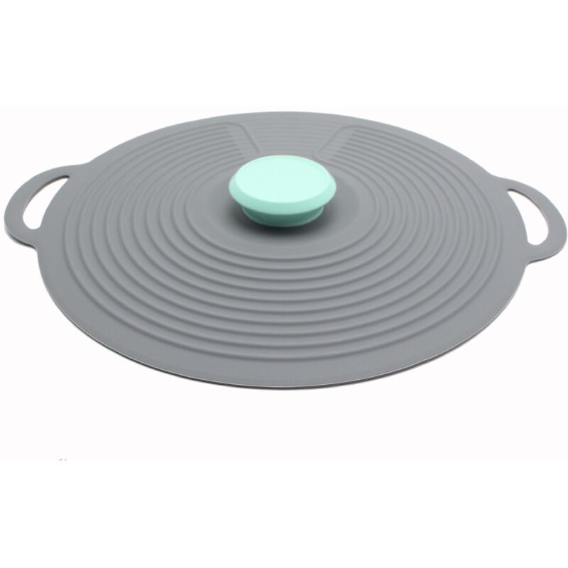 23 Cm Großer, Luftdichter Silikondeckel Zum Aufbewahren Und Kochen Von Lebensmitteln – Bpa-frei – Geeignet Für Backofen, Mikrowelle, Gefrierschrank, Herd Und Spülmaschine.
