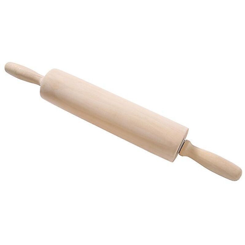 43 Cm Nudelholz Aus Buchenholz – Beige
